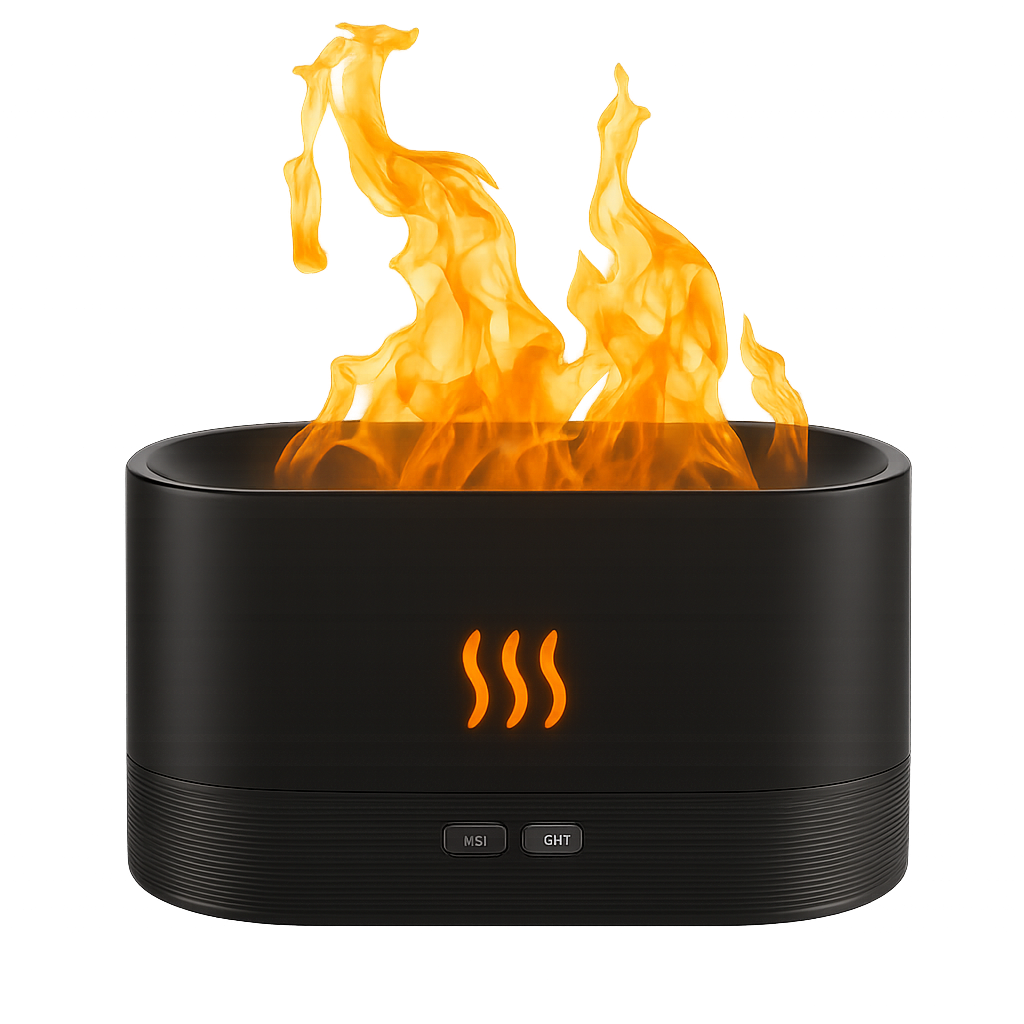 3-in-1 SereneFlame Humidifier: Ultrasonic Bliss & Air Freshener – MSL