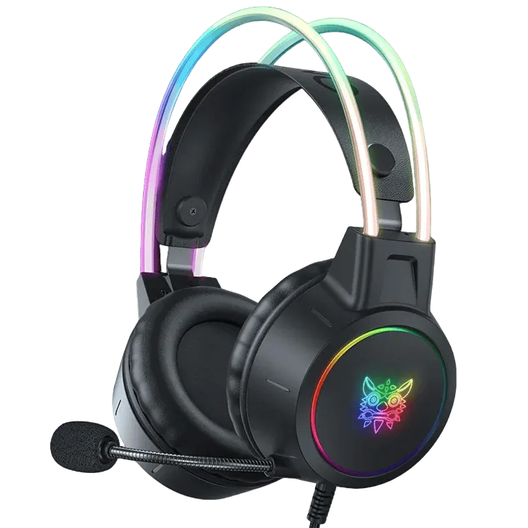 Gaming Headphones RGB Headset with HD Flexible Mic – MSL