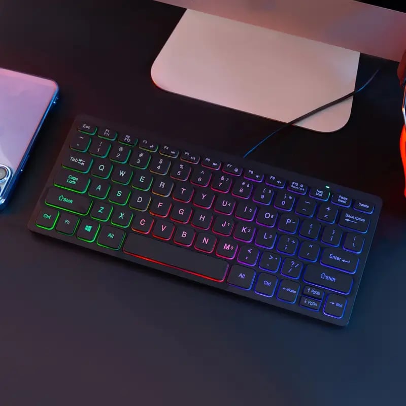 RGB Wired Keypad with Linear Illumination for Enhanced Productivity – MSL