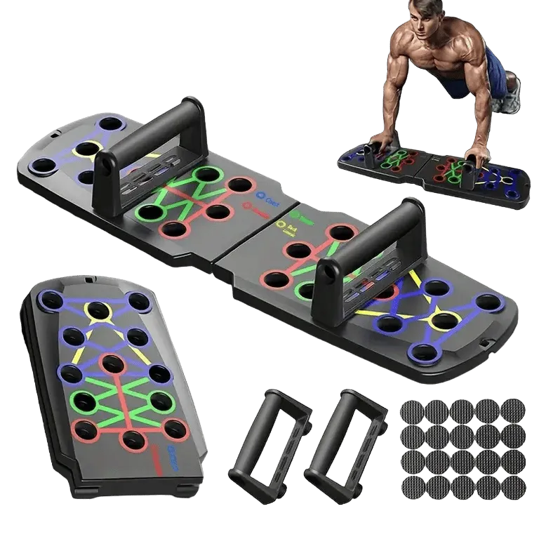 Multifunctional Folding Push-Up Board: Target Specific Muscle Groups – MSL