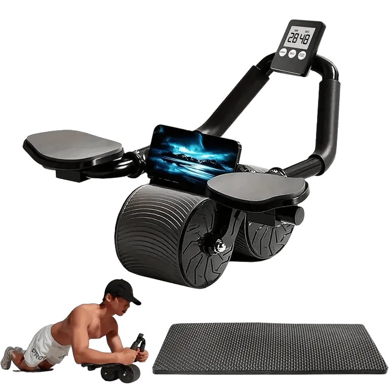 Advanced Ab Roller Wheel Set: Automatic Rebound, Timer – MSL