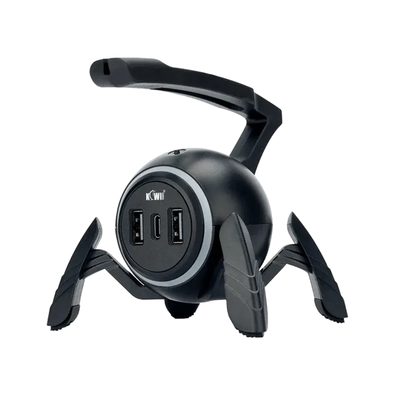 Gaming Mouse Bungee with RGB Lighting, USB Hub, and Cable Management – MSL