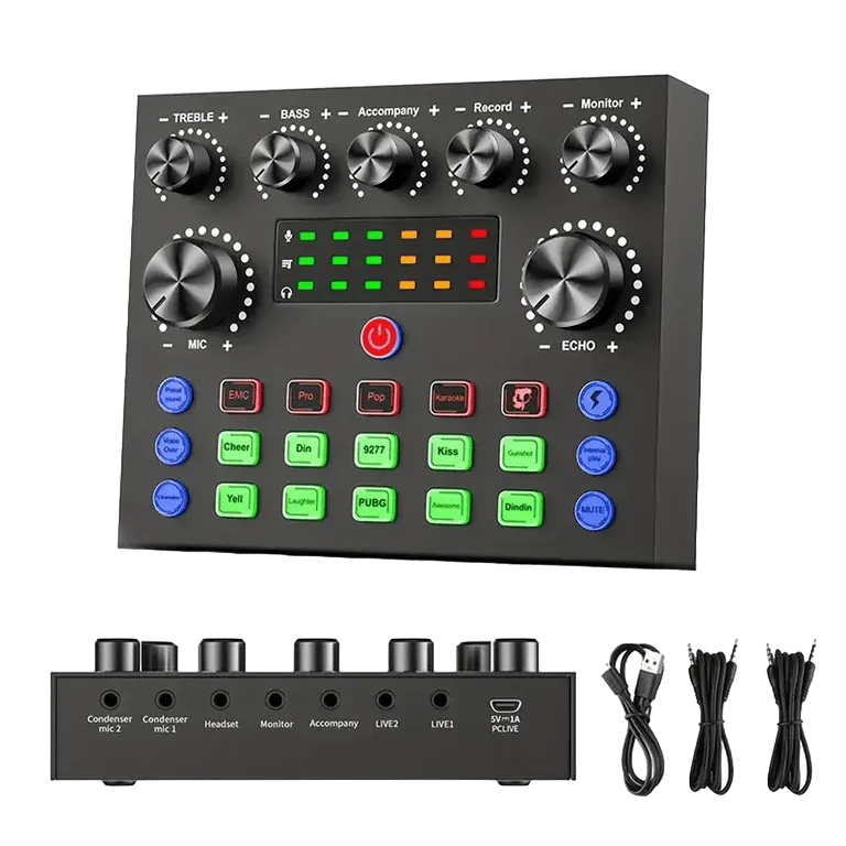 V8S Sound Card with Voice Changer Effects – MSL