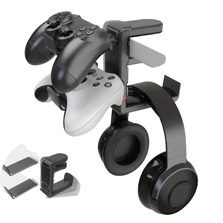3-in-1 Gaming Headset Holder & Controller Stand – MSL