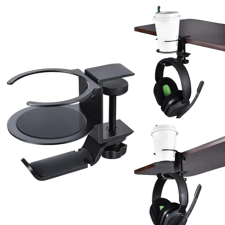 Deluxe Headphone Hanger Stand & Drink Cup Holder – MSL
