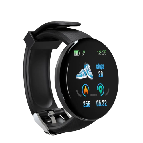 Round Fitness Tracker Smart Watch with Blood Pressure & Heart Rate Monitor – MSL