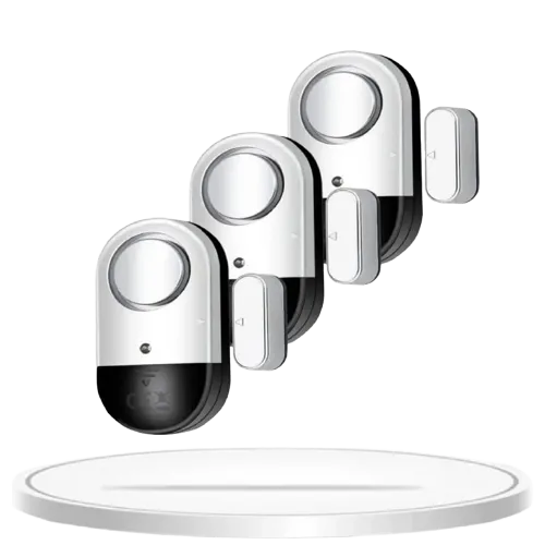 Wireless Door Window Alarm 3-Pack | Magnetic Sensor, 120 DB Loud Alarm – MSL