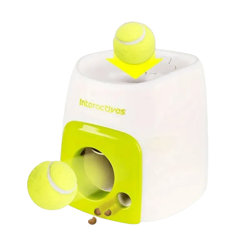 Brain-Boosting Smart Dog Training Dispenser – Interactive Tennis Ball Feeder – MSL