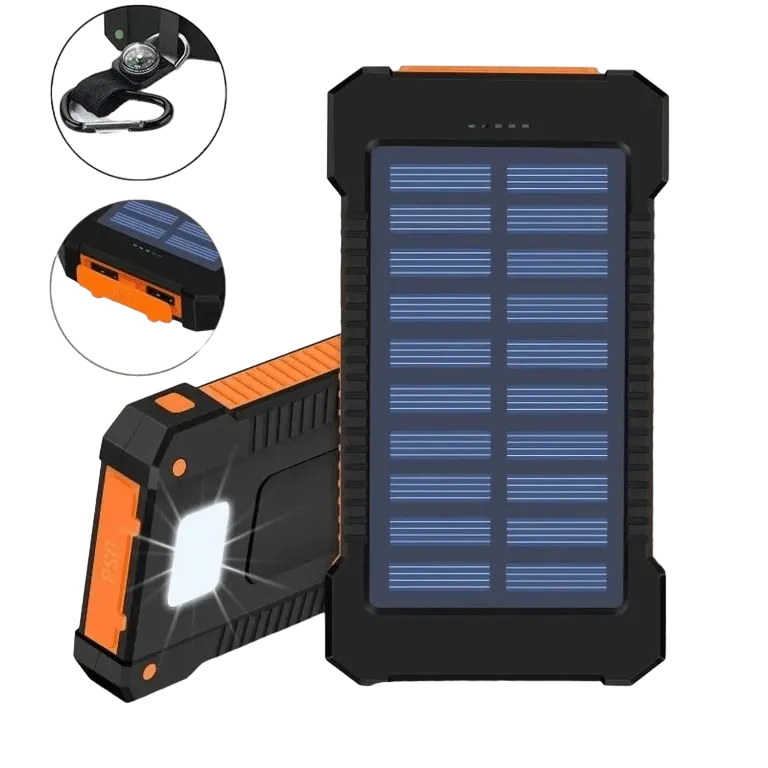 Portable Solar Power Bank 200000mAh - Fast Charging, Waterproof – MSL