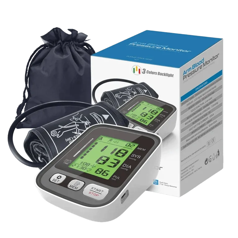 LCD Blood Pressure Monitor - Accurate Measurement, Large Cuff, Portable – MSL