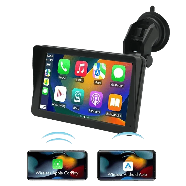 7-inch Wireless Apple CarPlay & Android Auto Touch Screen Monitor – MSL