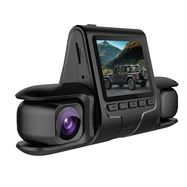 3-Channel Car DVR with Dual Lens HD 1080P – MSL
