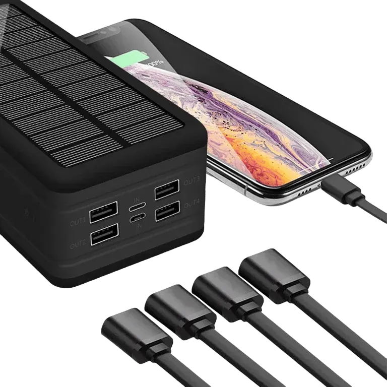 100000mAh Magnetic Wireless Power Bank with 4 USB Ports – MSL