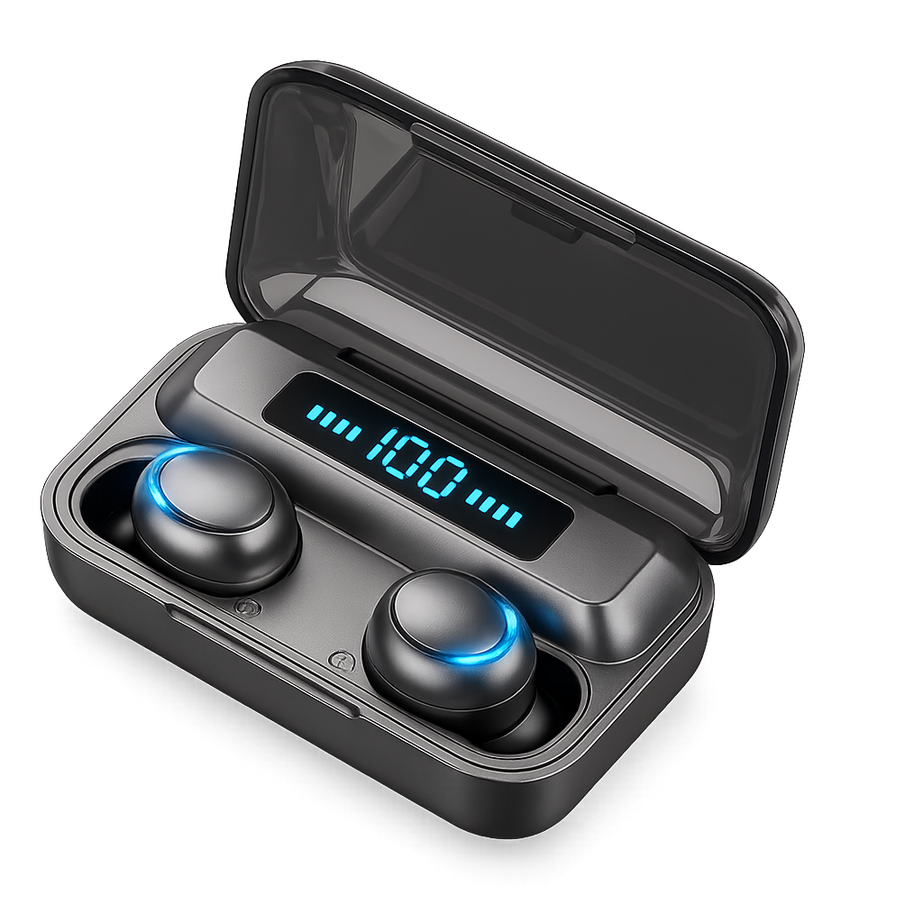 9D Stereo Bluetooth Earbuds Touch Control Waterproof – MSL