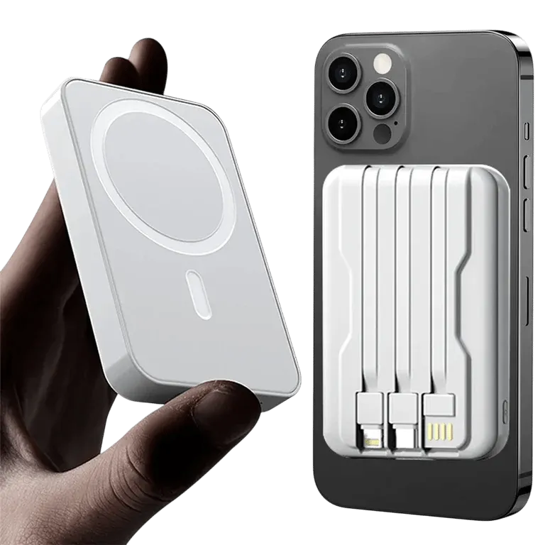 10000mAh Magnetic Power Bank with Built-in Cable – MSL