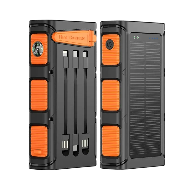 Hand Crank Solar Power Bank - 30000mAh with Camping Light – MSL