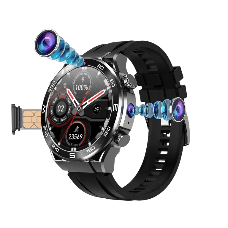 4G Smartwatch with AMOLED Display, Dual Cameras – MSL
