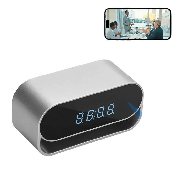 4K HD Camera Clock with Night Vision and Motion Detection – MSL