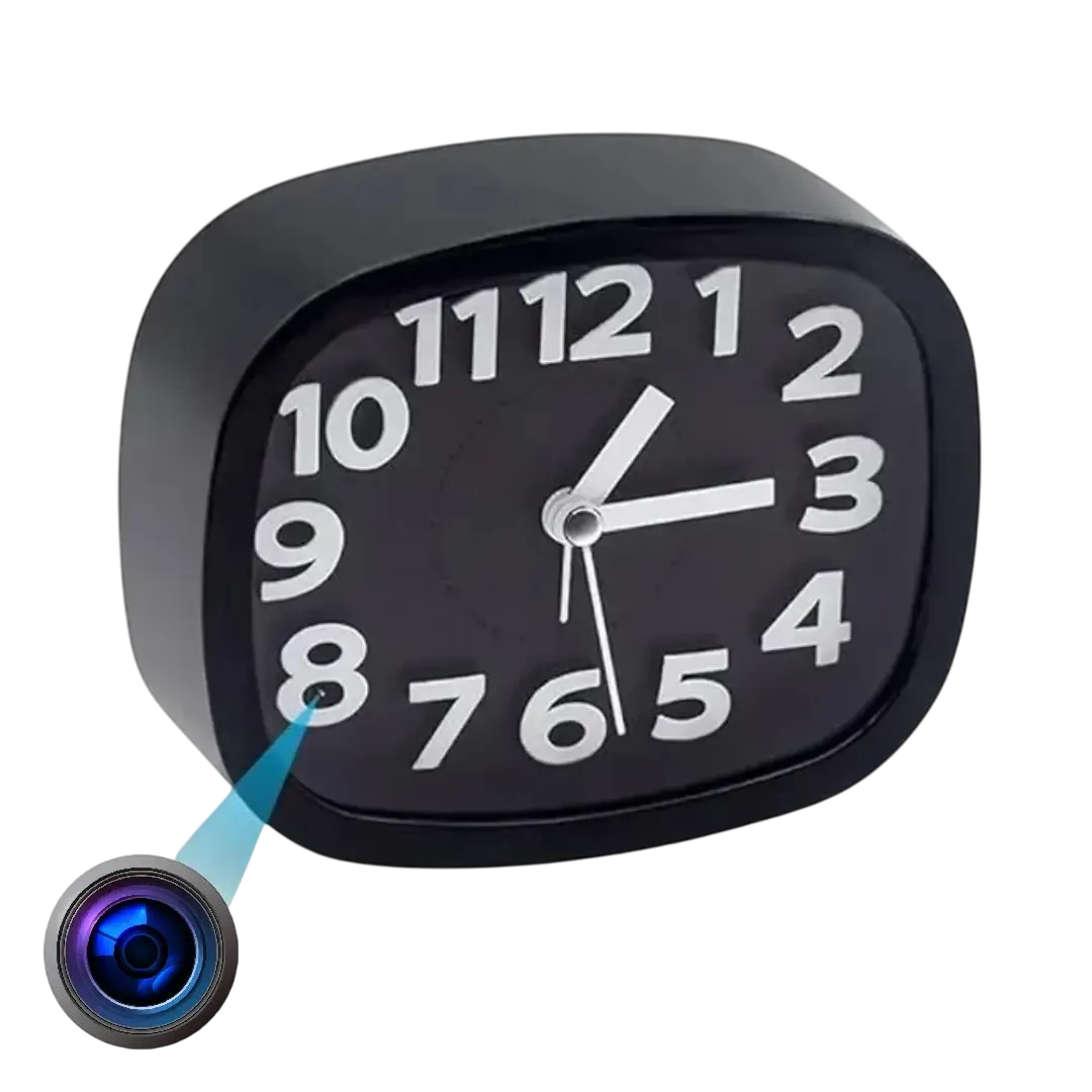 Wireless 1080P Clock Camera with Motion Detection & WiFi Home Security – MSL