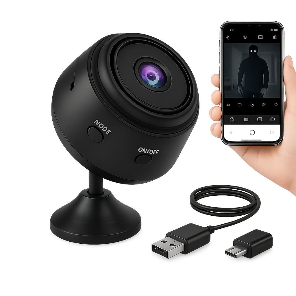 Indoor/Outdoor Mini Camera with Night Vision 1080P Resolution – MSL